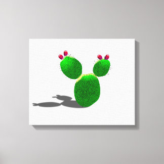 Prickly Pear Cactus Canvas Print