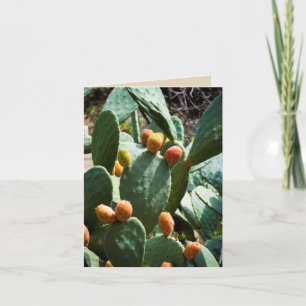 Prickly Pear Cactus Fruit Card