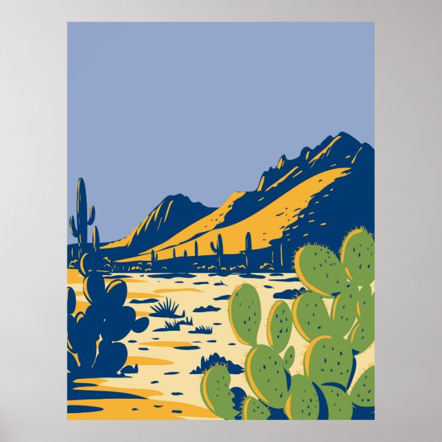 Prickly Pear Cactus Poster (Front)