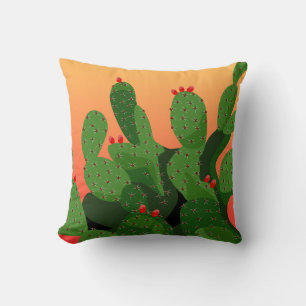 Prickly Pear Coussin coucher de soleil