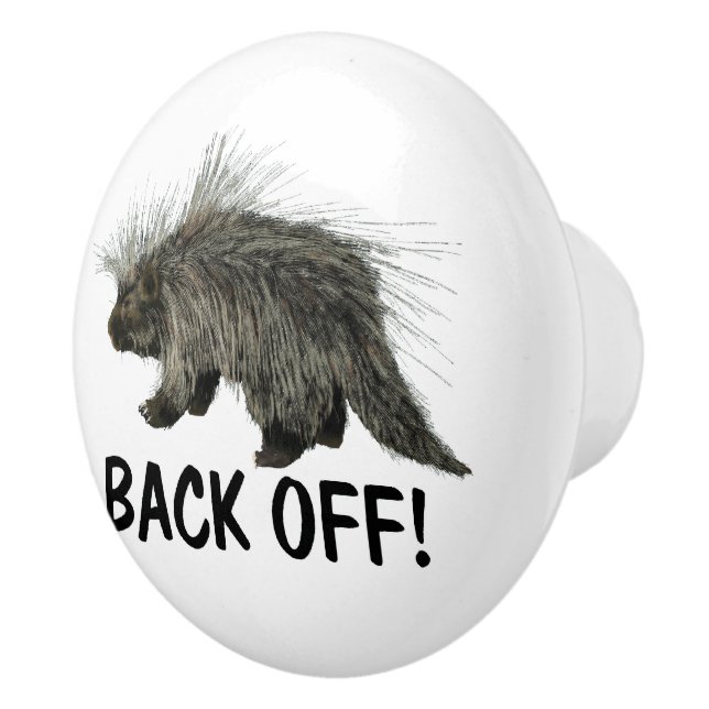 Prickly Porky Ceramic Knob (Right)