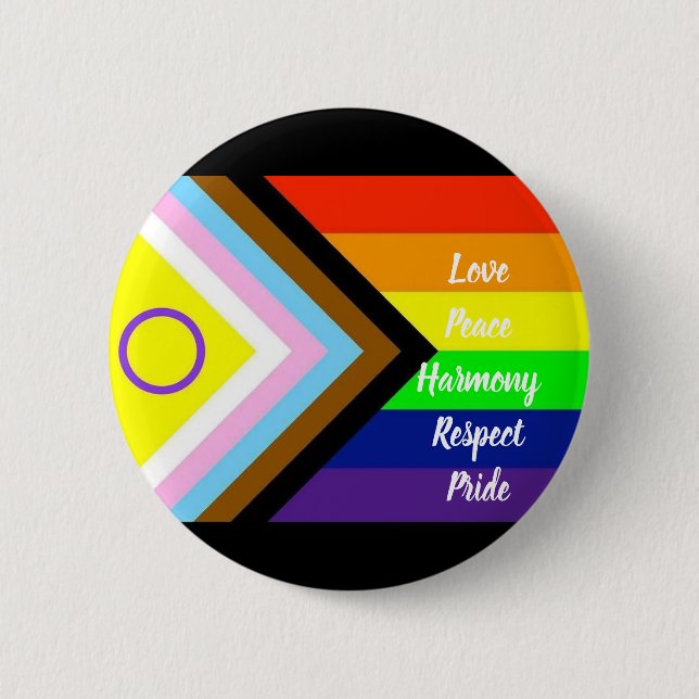 Pride 2 Inch Round Button (Front)