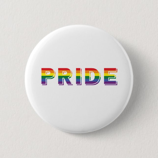 Pride 2 Inch Round Button (Front)