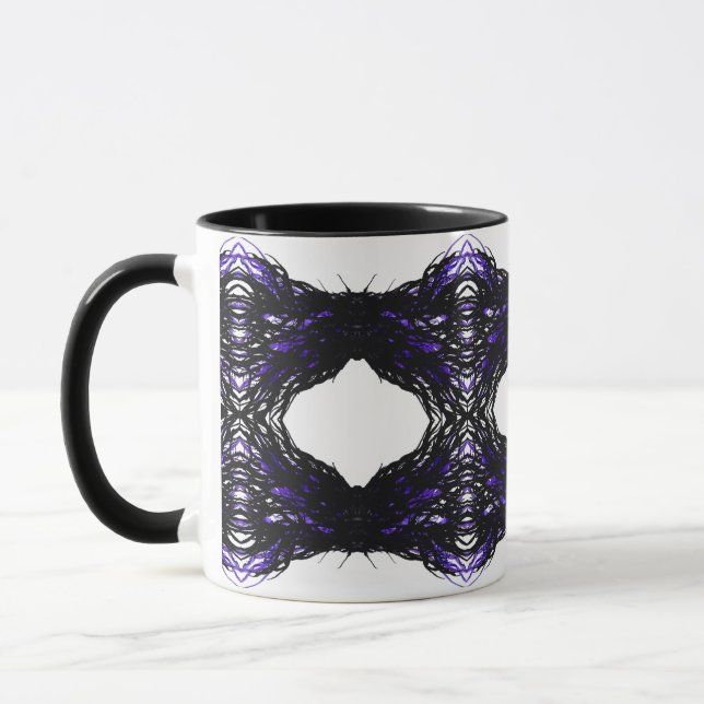 Pride Abstract 7 Deadly Sins Alcohol Ink Art Mug (Left)