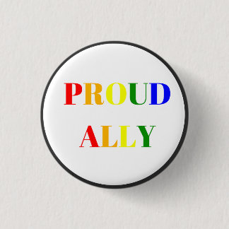 Pride Ally 1 Inch Round Button
