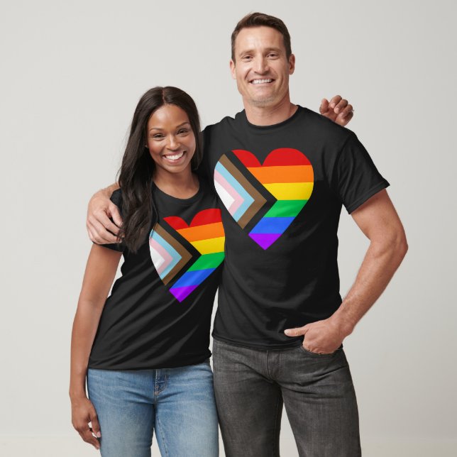  Pride Allyship Heart T-Shirt (Unisex)