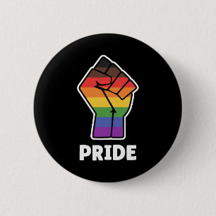 Pride Alternative Pride Fist Design for Equality 2 Inch Round Button