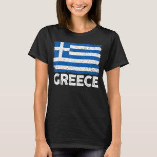 Pride And Heritage Patriotic Greek Roots Greece Fl T-Shirt