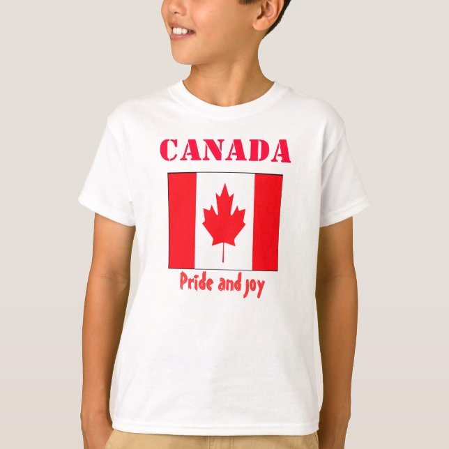 pride and joy canada kids t-shirts (Front)