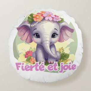 Pride and joy round pillow
