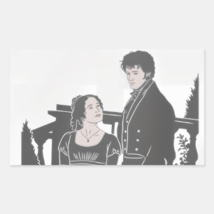 Pride and Prejudice 1995 Elizabeth & Darcy Sticker