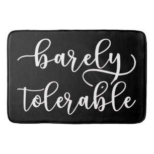 Pride And Prejudice - Barely Tolerable I Bath Mat