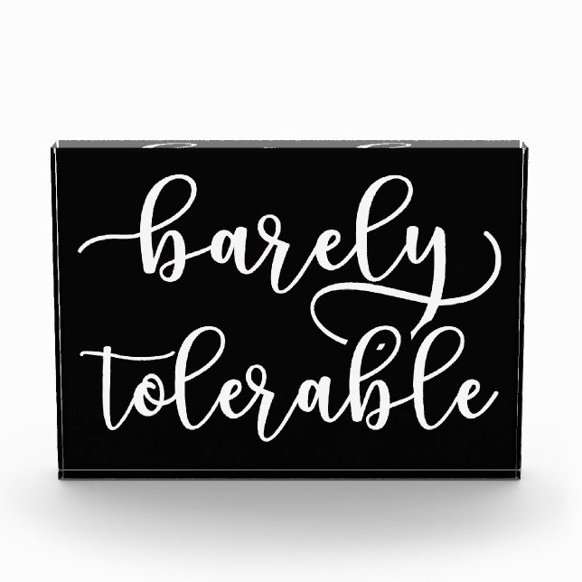 Pride And Prejudice - Barely Tolerable I Photo Block (Front)