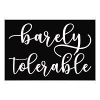 Pride And Prejudice - Barely Tolerable I