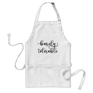 Pride And Prejudice - Barely Tolerable I Standard Apron