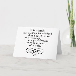 Pride and Prejudice Card