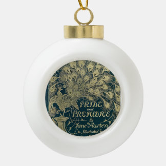 Pride and Prejudice Ceramic Ball Christmas Ornament