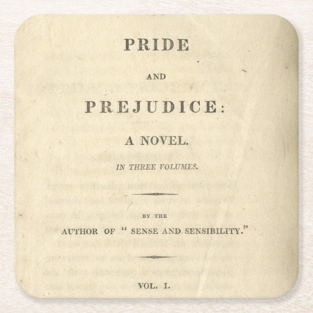 Pride and Prejudice Coaster (Front)