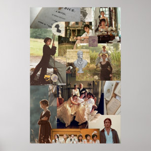 Pride and Prejudice Collage Poster