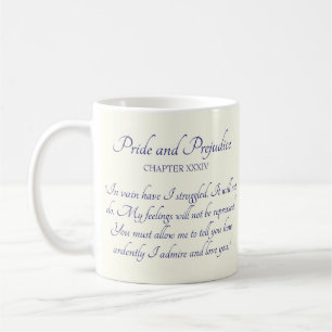 Pride and Prejudice Darcy's First Proposal Coffee Mug