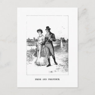 Pride and Prejudice - Elizabeth and Mr. Darcy Postcard