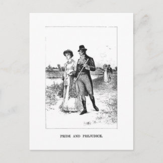 Pride and Prejudice - Elizabeth and Mr. Darcy Postcard