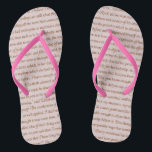 Pride and Prejudice Flip Flops<br><div class="desc">Mr Darcy’s second proposal, from Jane Austen’s Pride and Prejudice.</div>