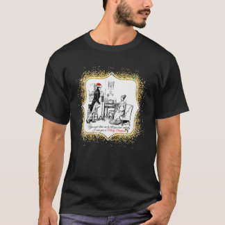 Pride and Prejudice Jane Austen Ardently Christmas T-Shirt
