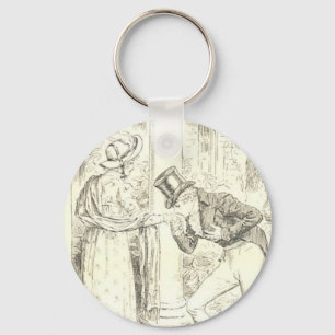 Pride and Prejudice Keychain