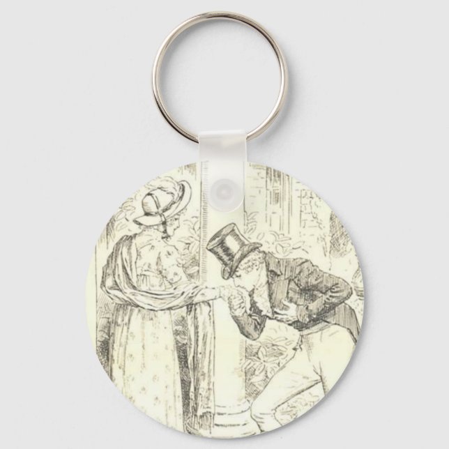 Pride and Prejudice Keychain (Front)
