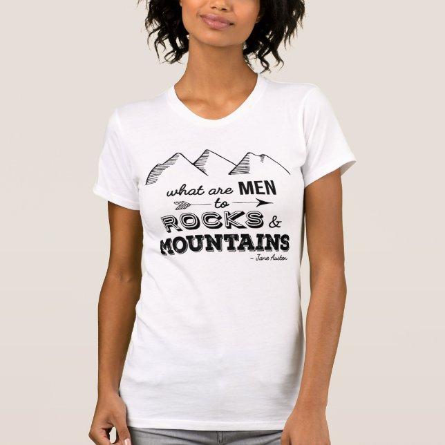 Pride and Prejudice "Mountains" Men's LS Light Tee (Front)
