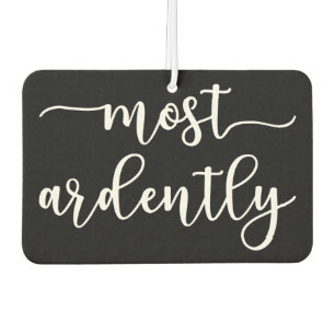 Pride And Prejudice Mr. Darcy - Most Ardently I Air Freshener