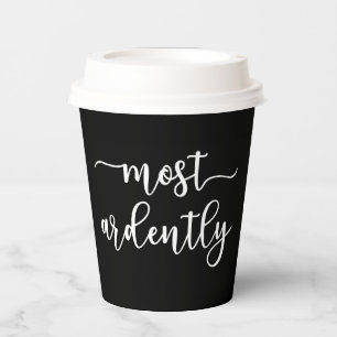 Pride And Prejudice Mr. Darcy - Most Ardently I Paper Cups