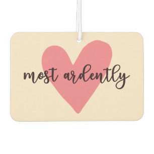 Pride And Prejudice Mr. Darcy - Most Ardently V Air Freshener