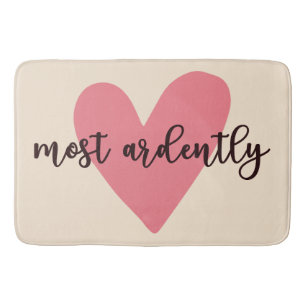Pride And Prejudice Mr. Darcy - Most Ardently V Bath Mat