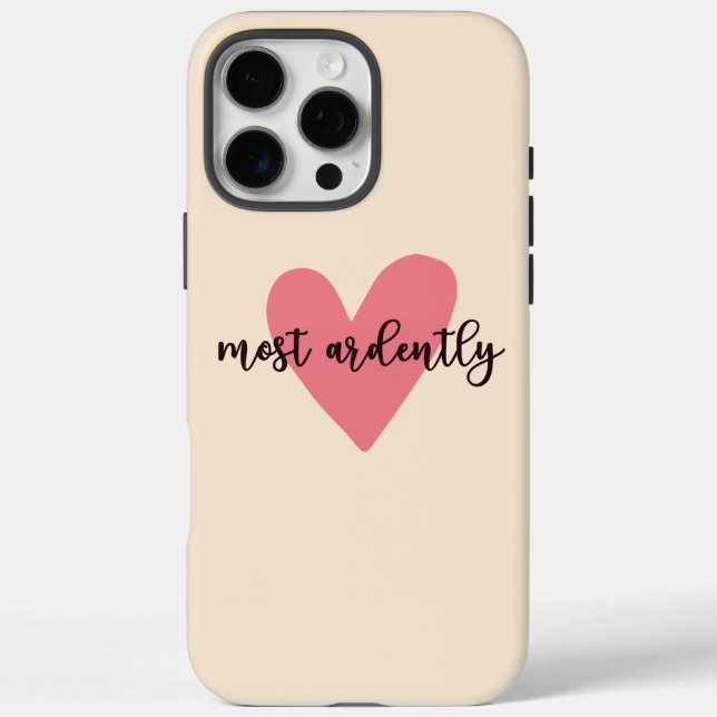 Pride And Prejudice Mr. Darcy - Most Ardently V Case-Mate iPhone Case (Back)