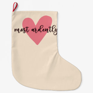 Pride And Prejudice Mr. Darcy - Most Ardently V Large Christmas Stocking