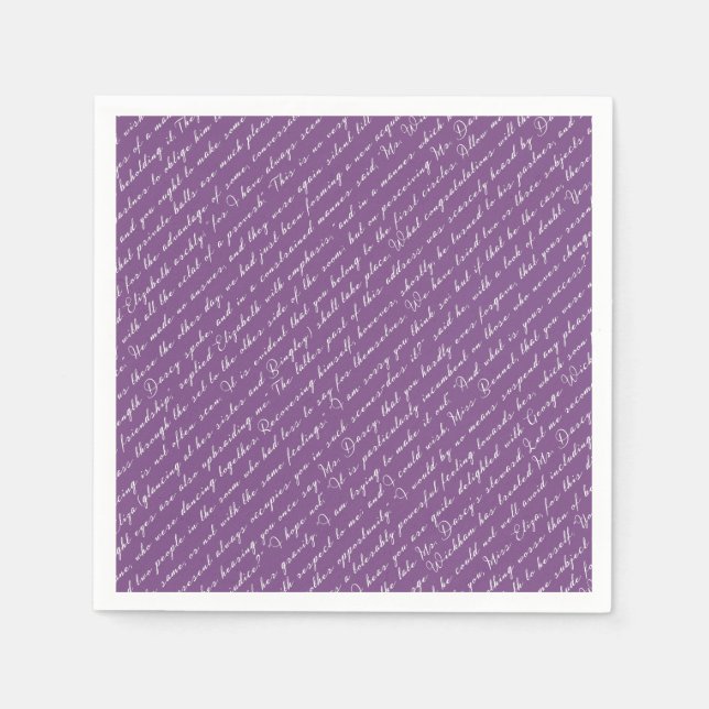 Pride and Prejudice Netherfield Ball Scene Napkin (Front)