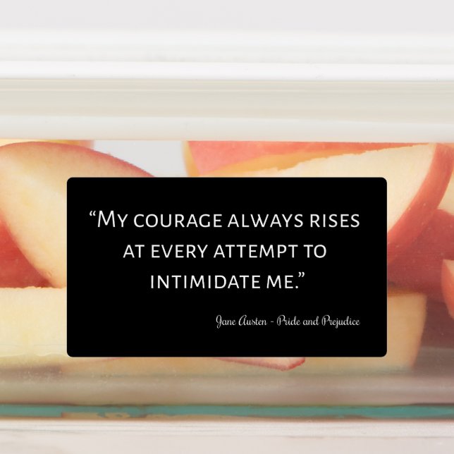 Pride and Prejudice Quote I (Affixed)