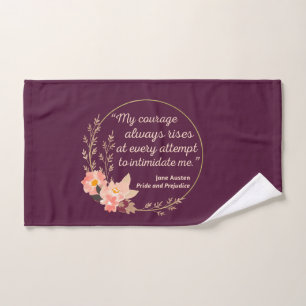 Pride and Prejudice Quote I - Cute Style Bath Towel Set