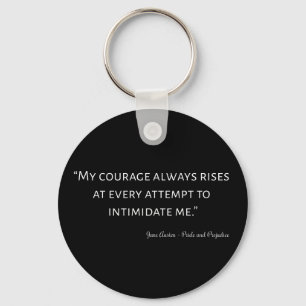 Pride and Prejudice Quote I Keychain