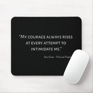 Pride and Prejudice Quote I Mouse Pad