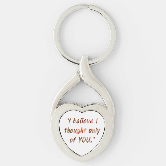 Pride and Prejudice Quote Keychain (Front)
