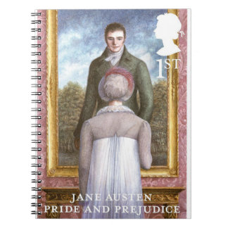 Pride and Prejudice stamp design Notebook