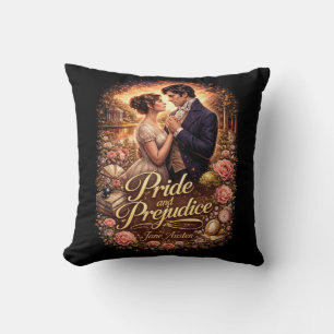 Pride and Prejudice Throw Pillow