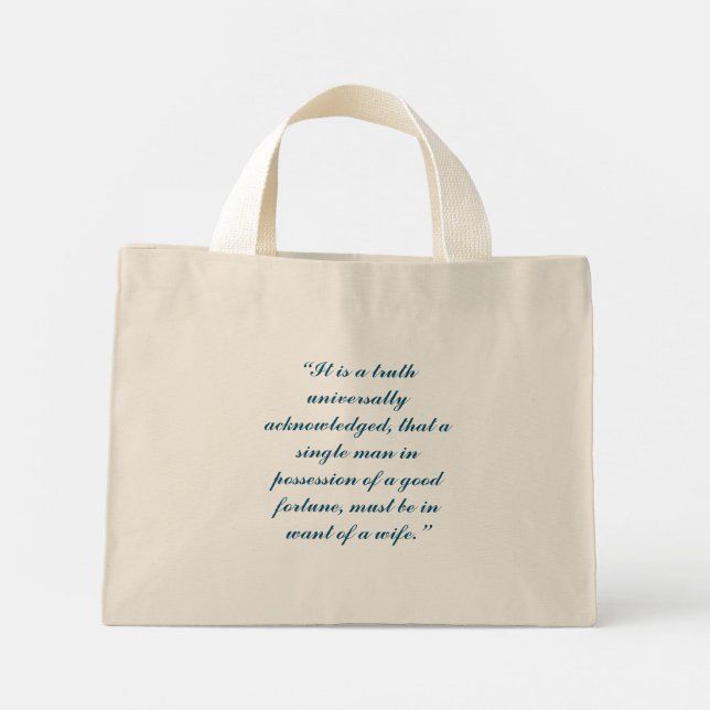 Pride and Prejudice  Tote Bag (Back)