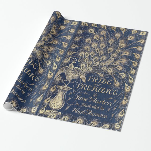 Pride and Prejudice Wrapping Paper (Unrolled)