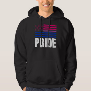Pride Bisexual Flag Lgbt Gay Pride Hoodie