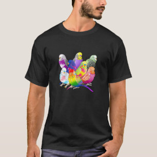 Pride Budgie Group Lgbt Support Supporter Gay T-Shirt