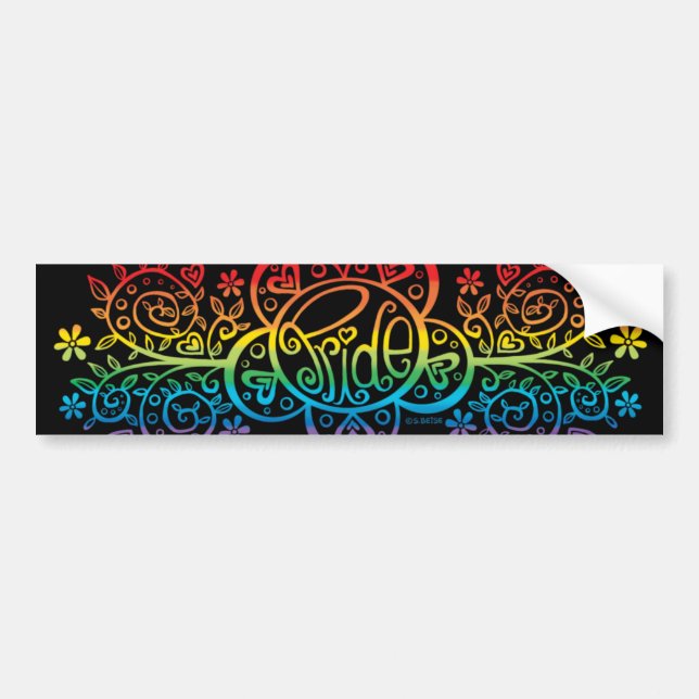 Pride BUMPER STICKER (Front)